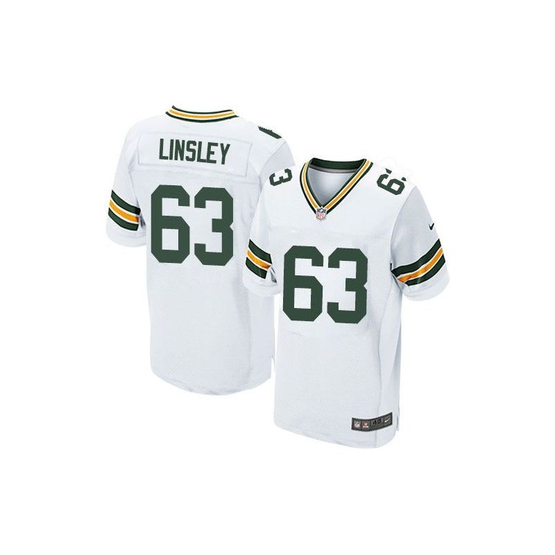 Cheap Corey Linsley Packers Jersey From China White Elite #63