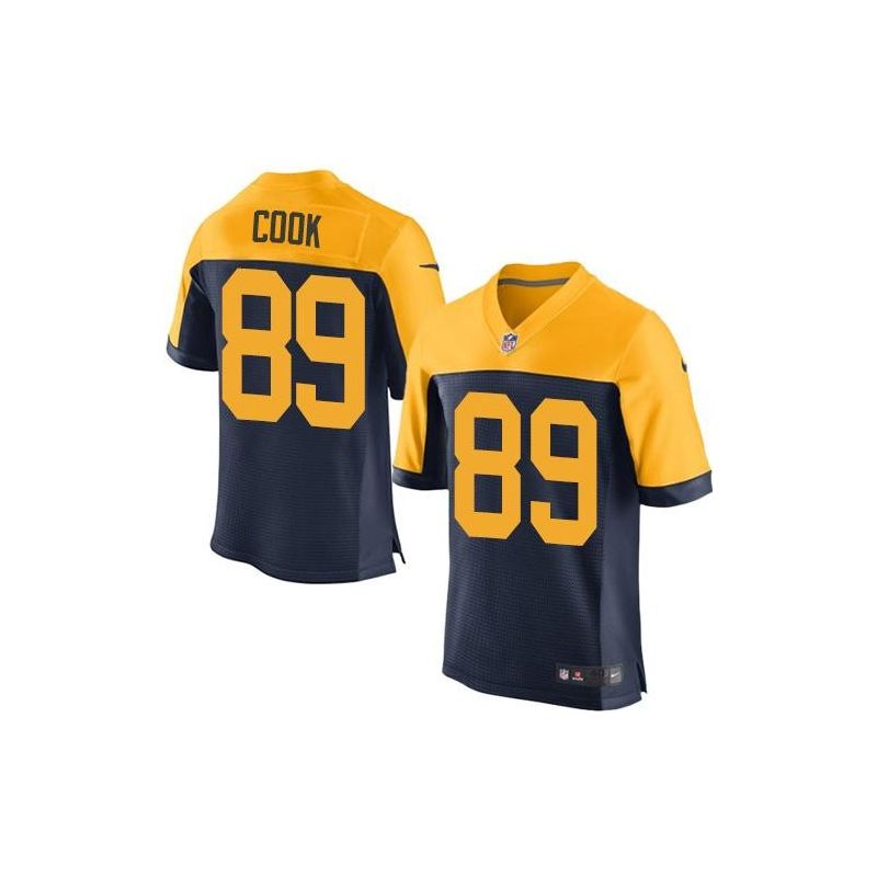 Cheap Jared Cook Packers Jersey From China Navy Alternate Elite #89