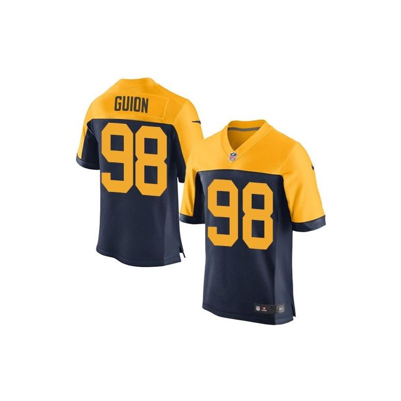 Cheap Letroy Guio Packers Jersey From China Navy Alternate Elite #98