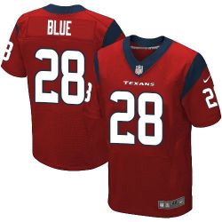 Cheap Alfred Blue Texans Jersey From China Red Elite #28