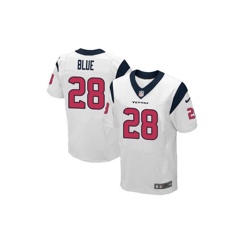 Cheap Alfred Blue Texans Jersey From China White Elite #28