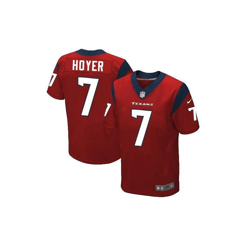 Cheap Brian Hoyer Texans Jersey From China Red Elite #7
