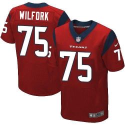 Cheap Vince Wilfork Texans Jersey From China Red Elite #75