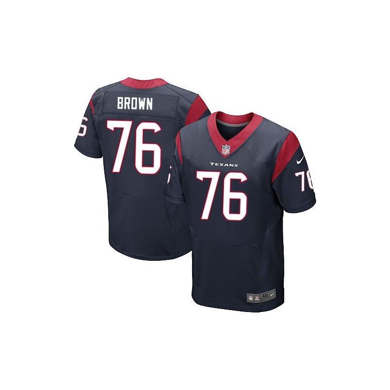 Cheap Duane Brown Texans Jersey From China Blue Elite #76