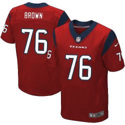 Cheap Duane Brown Texans Jersey From China Red Elite #76