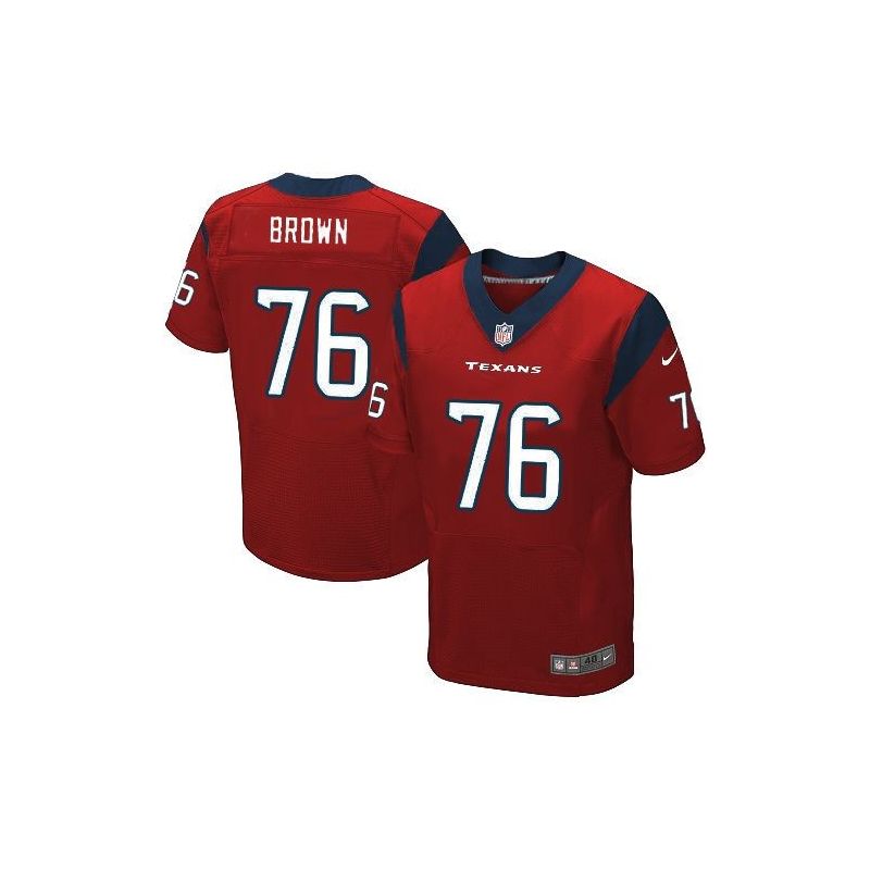 Cheap Duane Brown Texans Jersey From China Red Elite #76