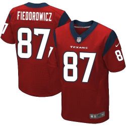 Cheap CJ Fiedorowicz Texans Jersey From China Red Elite #87