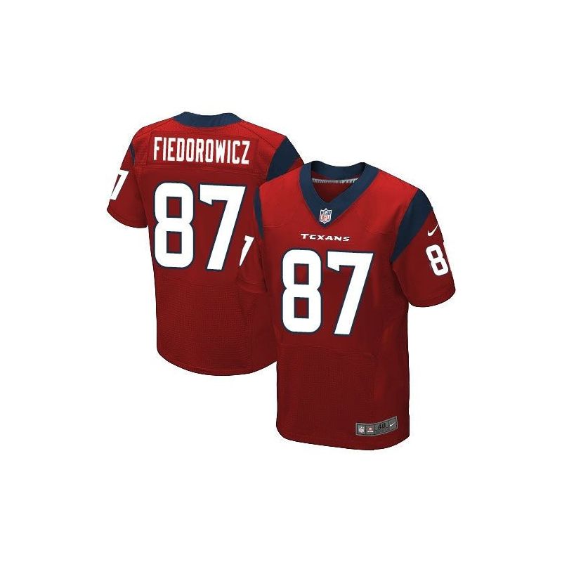 Cheap CJ Fiedorowicz Texans Jersey From China Red Elite #87