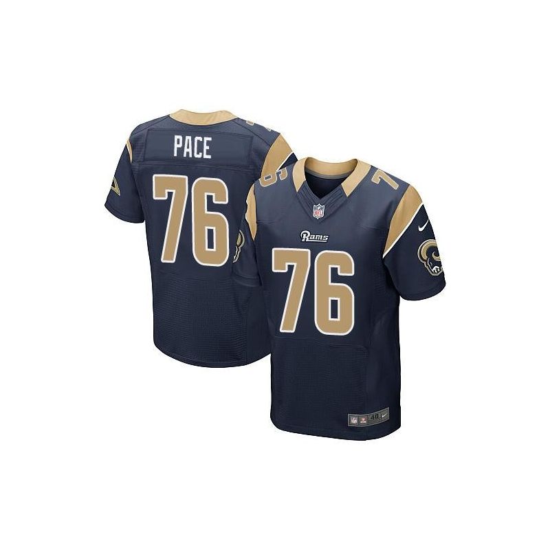 Cheap Orlando Pace Rams Jersey From China Blue Elite #76