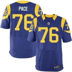 Cheap Orlando Pace Rams Jersey From China Royal Blue Elite #76