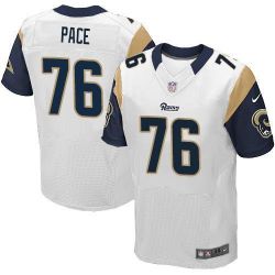 Cheap Orlando Pace Rams Jersey From China White Elite #76