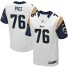 Cheap Orlando Pace Rams Jersey From China White Elite #76