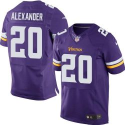Cheap Mackensie Alexander Vikings Jersey From China Purple Elite #20