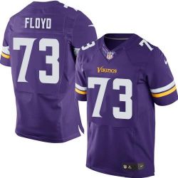 Cheap Sharrif Floyd Vikings Jersey From China Purple Elite #73