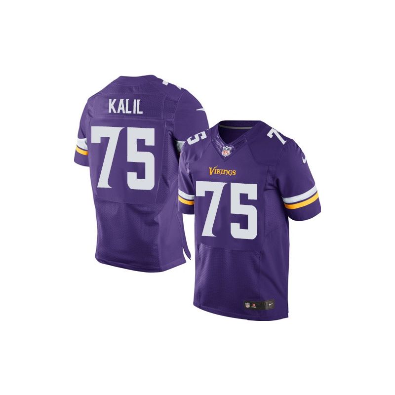 Cheap Matt Kalil Vikings Jersey From China Purple 2016 Elite #75
