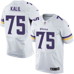 Cheap Matt Kalil Vikings Jersey From China White 2016 Elite #75