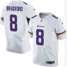 Cheap Sam Bradford Vikings Jersey From China White Elite #8