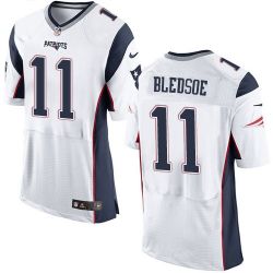 Cheap Drew Bledsoe Patriots Jersey From China White Elite #11