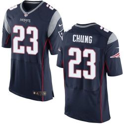 Cheap Patrick Chung Patriots Jersey From China Blue Elite #23