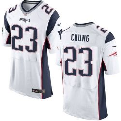 Cheap Patrick Chung Patriots Jersey From China White Elite #23