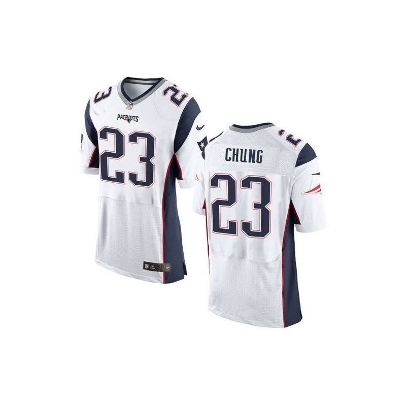 Cheap Patrick Chung Patriots Jersey From China White Elite #23