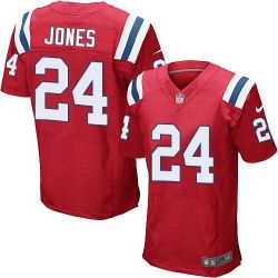 Cheap Cyrus Jones Patriots Jersey From China Red Elite #24