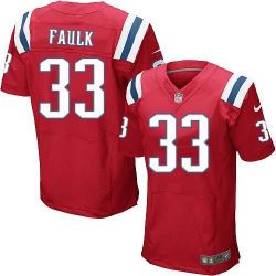 Cheap Kevin Faulk Patriots Jersey From China Red Elite #33