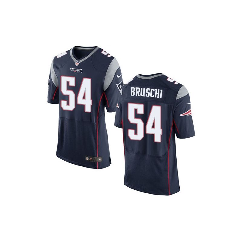 Cheap Tedy Bruschi Patriots Jersey From China Blue Elite #54