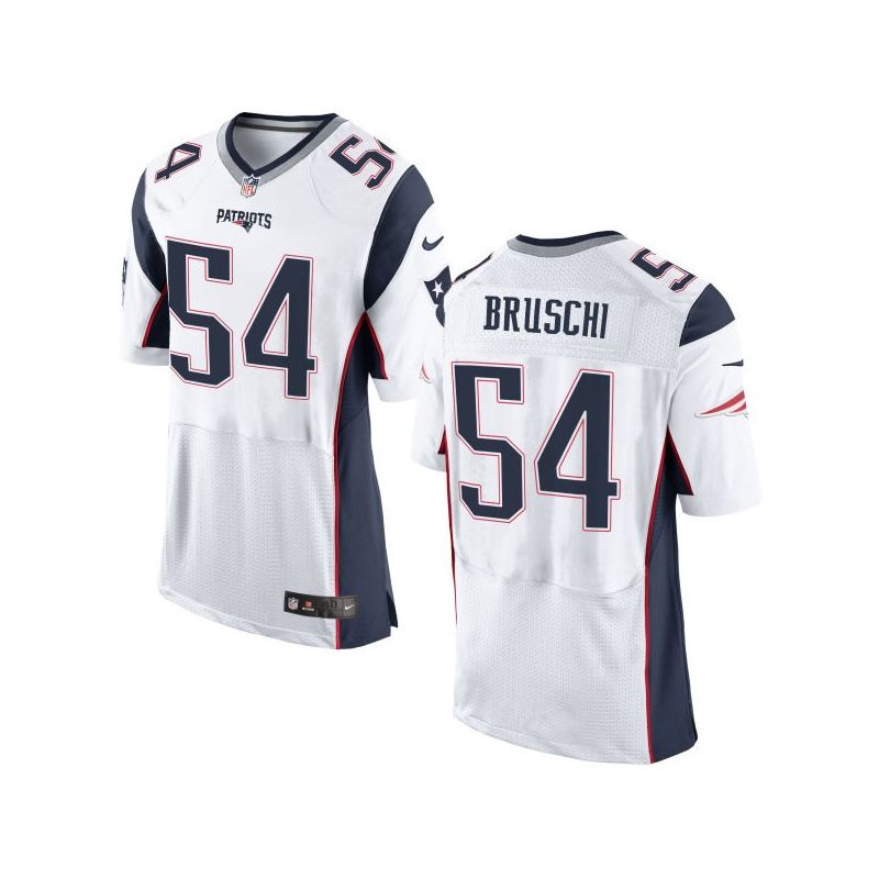 Cheap Tedy Bruschi Patriots Jersey From China White Elite #54