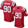Cheap Malcom Brown Patriots Jersey From China Red Elite #90