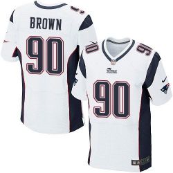 Cheap Malcom Brown Patriots Jersey From China White Elite #90