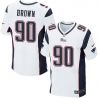 Cheap Malcom Brown Patriots Jersey From China White Elite #90