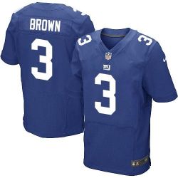 Cheap Josh Brown Giants Jersey From China Blue Elite #3