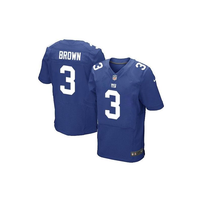 Cheap Josh Brown Giants Jersey From China Blue Elite #3