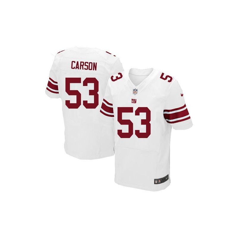 Cheap Harry Carson Giants Jersey From China White Elite #53