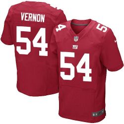 Cheap Olivier Vernon Giants Jersey From China Red Elite #54