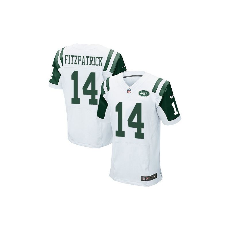 Cheap Ryan Fitzpatrick Jets Jersey From China White Elite #14