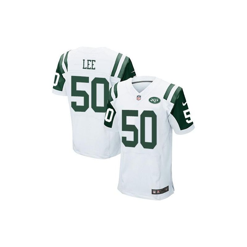 Cheap Darron Lee Jets Jersey From China White Elite #50