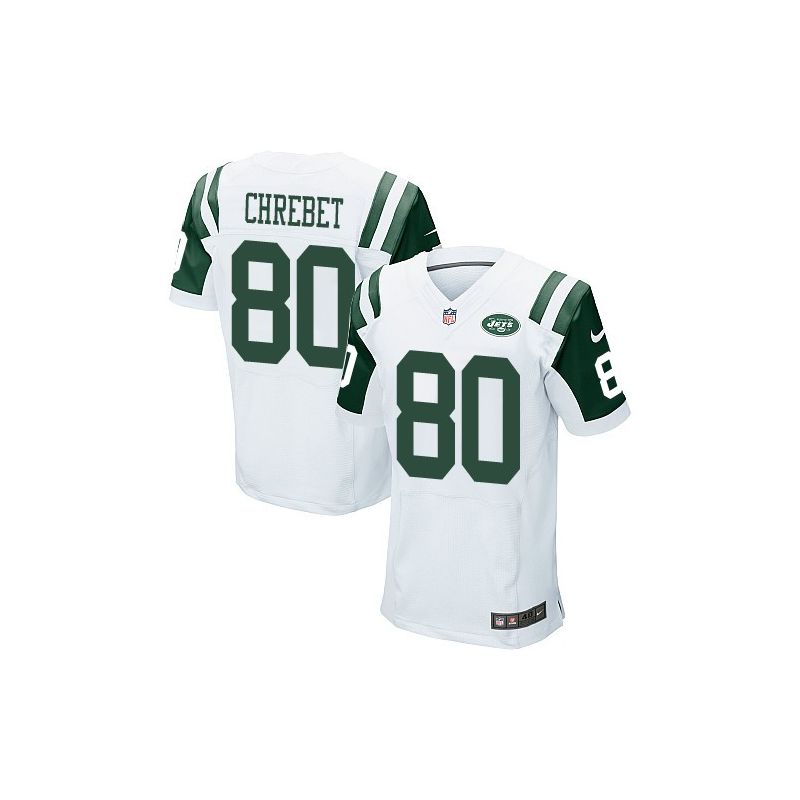 Cheap Wayne Chrebet Jets Jersey From China White Elite #80