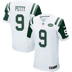 Cheap Bryce Petty Jets Jersey From China White Elite #9