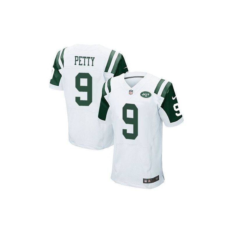 Cheap Bryce Petty Jets Jersey From China White Elite #9