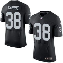Cheap TJ Carrie Raiders Jersey From China Black Elite #38