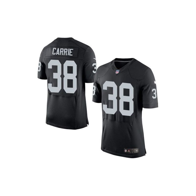 Cheap TJ Carrie Raiders Jersey From China Black Elite #38