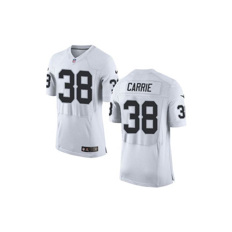 Cheap TJ Carrie Raiders Jersey From China White Elite #38