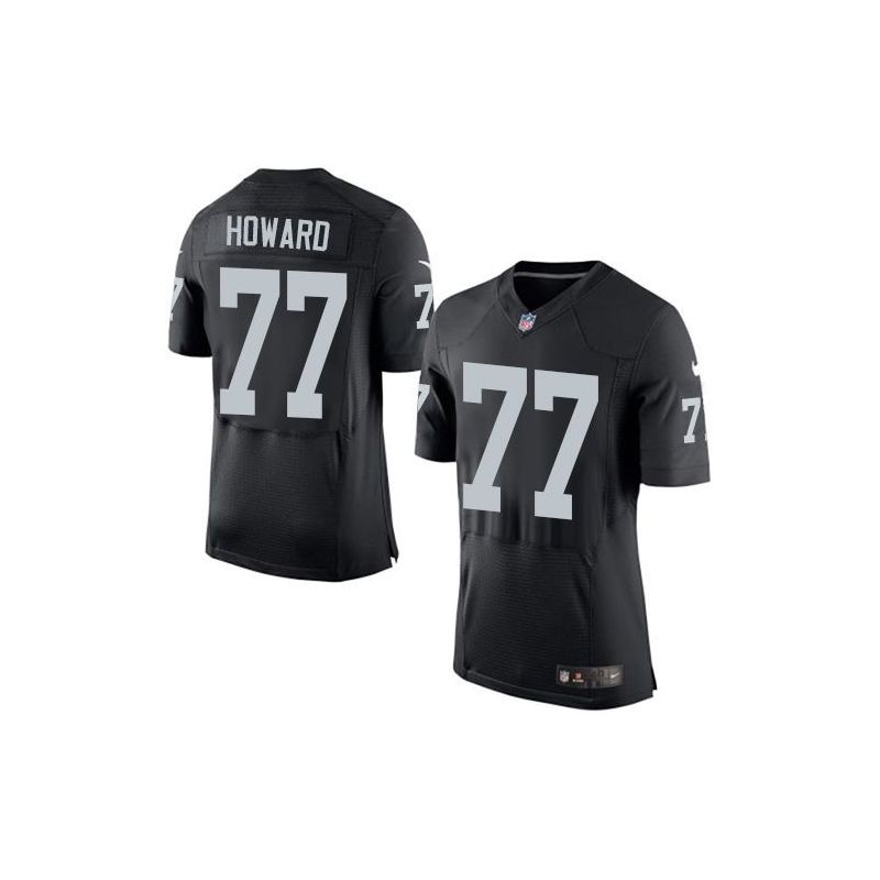 Cheap Austin Howard Raiders Jersey From China Black Elite #77