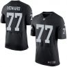 Cheap Austin Howard Raiders Jersey From China Black Elite #77