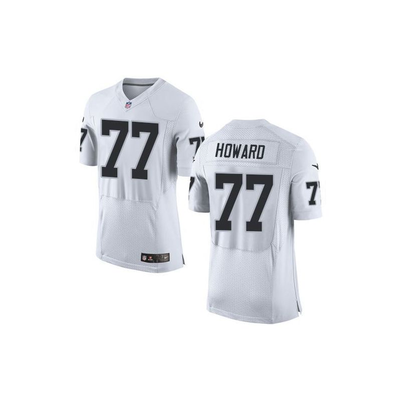 Cheap Austin Howard Raiders Jersey From China White Elite #77