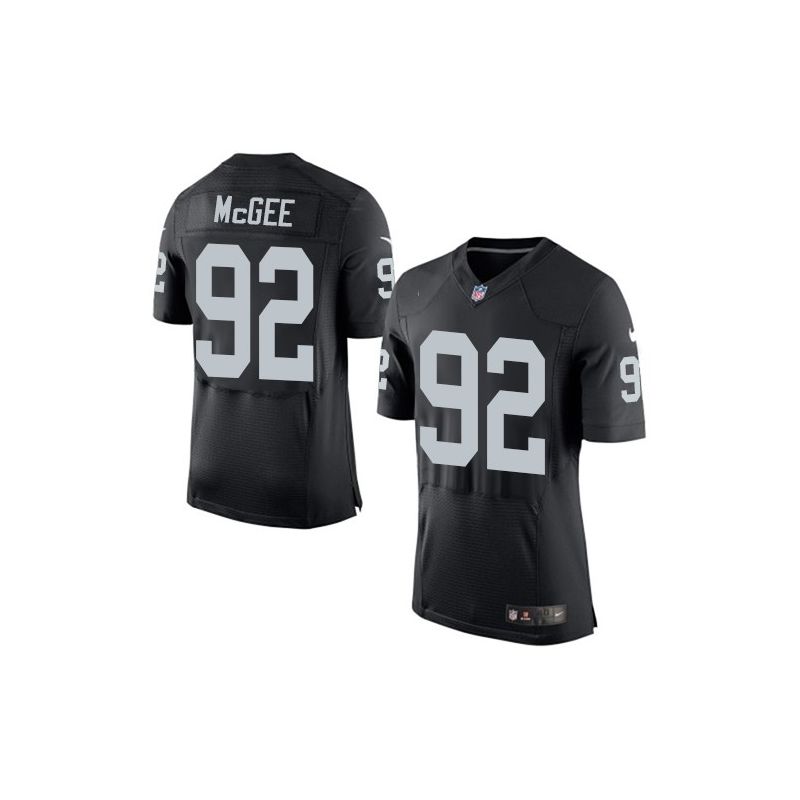 Cheap Stacy McGee Raiders Jersey From China Black Elite #92