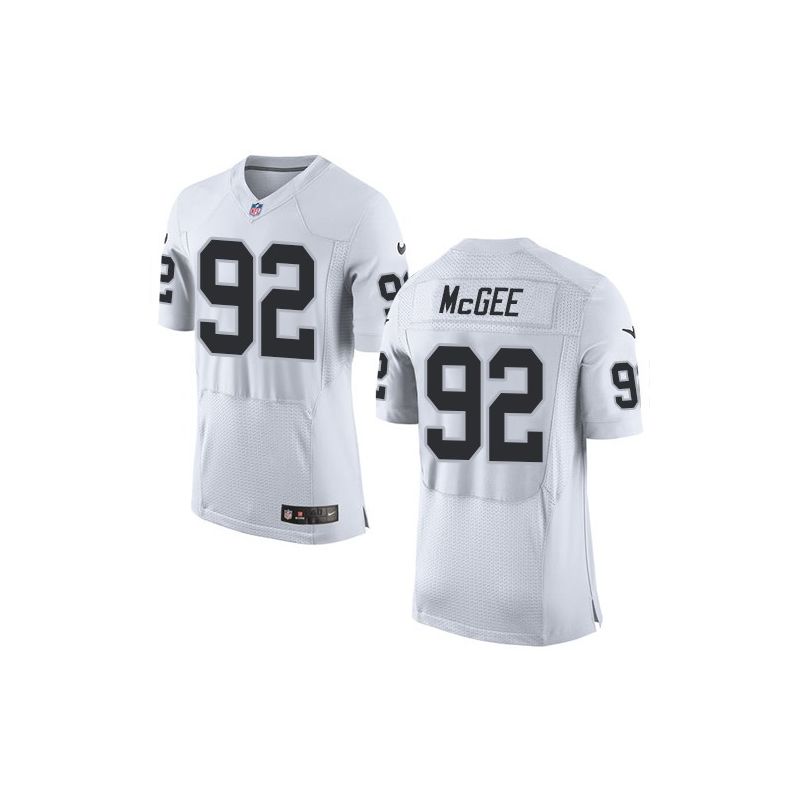 Cheap Stacy McGee Raiders Jersey From China White Elite #92