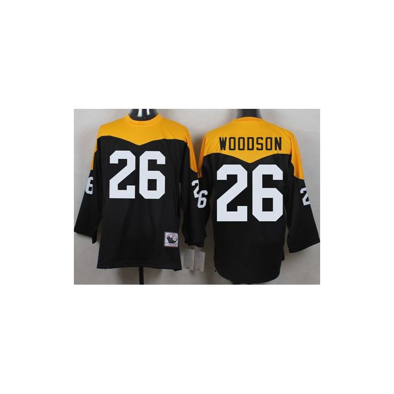 Cheap Rod Woodson Steelers Jersey From China Black 1967 throwback Elite #26